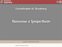 Tablet Screenshot of lampertheim.fr